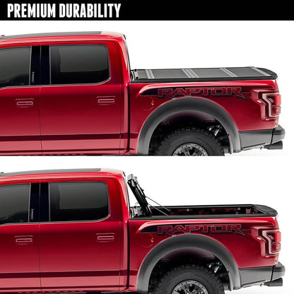 RealTruck BAK BAKFlip F1 Hard Folding Truck Bed Tonneau Cover | 772146 | Fits 2023 - 2026 Chevy/GMC Colorado/Canyon 5' 2" Bed (62")