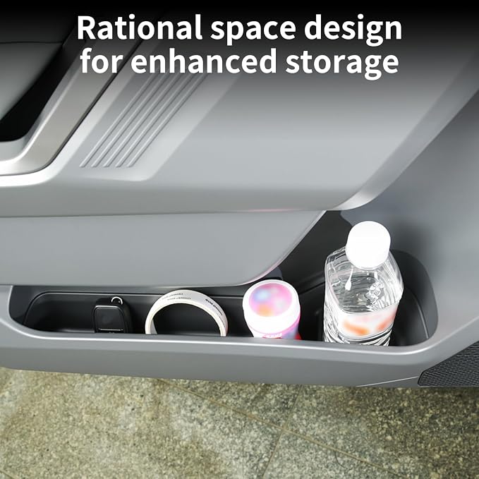 Door Side Storage Tray Compatible for Toyota RAV4 2026 Accessories Door Storage Insert Organizer Box Fit RAV4 2026 (TPE, Front+Rear Doors 4 PCS Set)