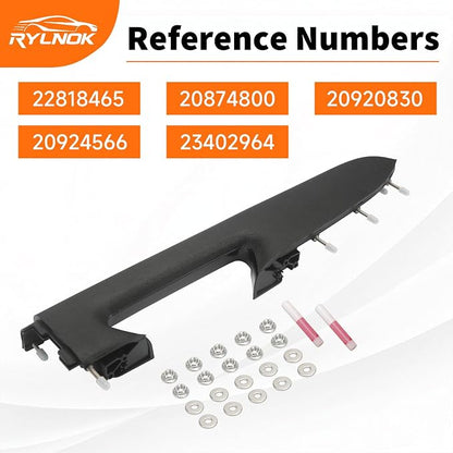 Front Left Driver Side Door Panel Armrest Repair Kit Replace 22818465 Fit for Chevy Silverado Fit for GMC Sierra 1500 2500HD 3500HD 2010-2014, Black