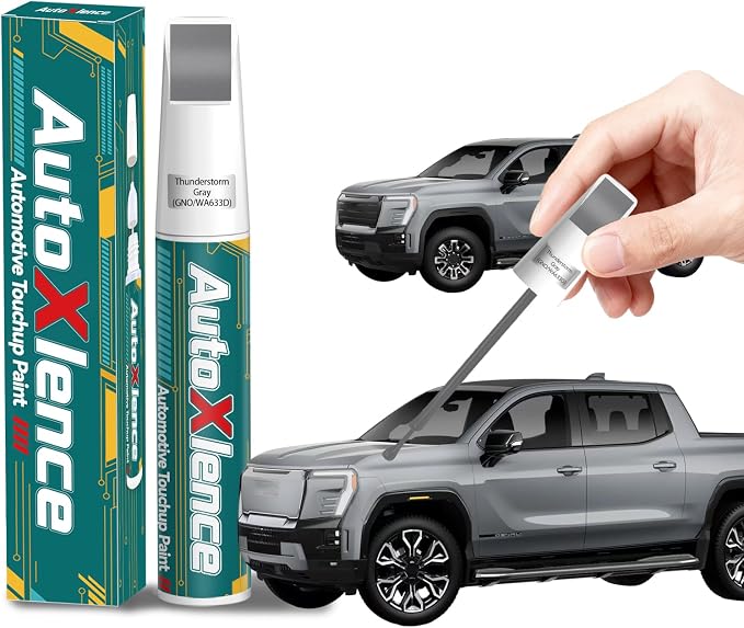 Thunderstorm Gray(GNO/WA633D) Touch Up Paint Compatible with GMC Car Paint Pen Scratch Repair Automotive Scratch Remover Fix Exact Color Match