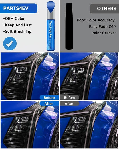 GTR/WA705U Opulent Blue Metallic Touch Up Paint Compatible with Cadillac Exact Match Touch Up Paint Car Scratch Repair