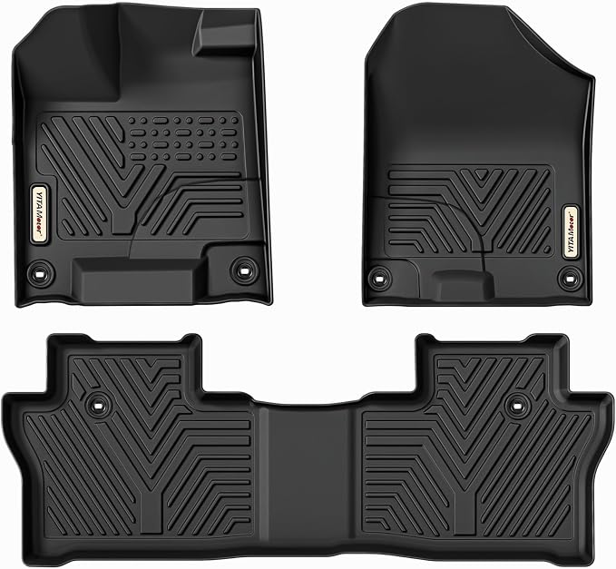 YITAMOTOR Floor Mats Compatible with 2016-2022 Honda Pilot, Custom Fit Floor Liners for Honda Pilot Accessories, 1st & 2nd Row All Weather Protection