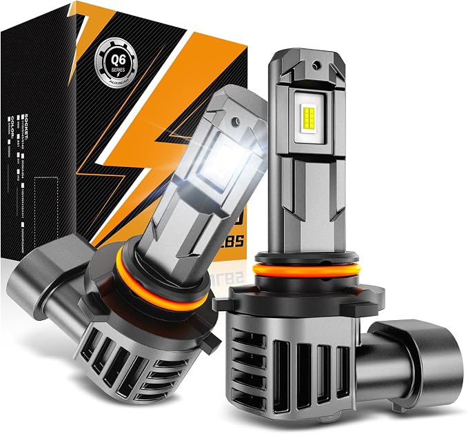 Auxbeam H10 9140 9145 Fog Lights, 6500K White, 12000LM Super Bright 600% Brighter, Enhanced Visibility for Fog & Off-Road, Plug and Play, Pack of 2