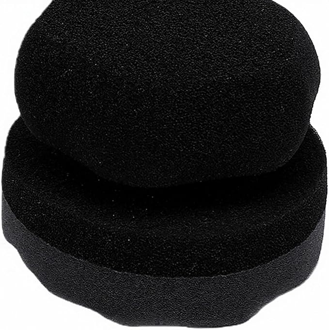 Hex Grip Tire Dressing Applicator Pad, 2PCS Reusable Foam Sponge with Wavy Contoured Surface for Even Shine Car Detailing (S (31.5 X 25.2in))