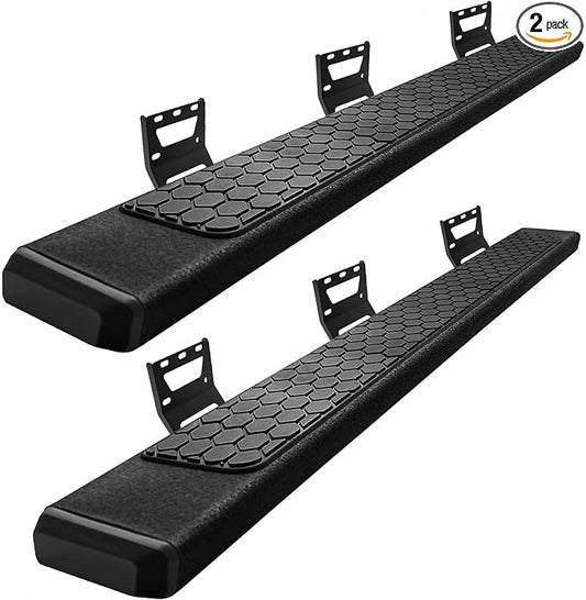COMNOVA 6.5 Inches Ram 1500 Running Boards Compatible with 2019-2026 Ram 1500 Crew Cab (excl. Classic/2500/3500), Running Boards & Steps with Honeycomb Step Pad.