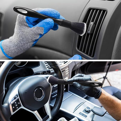 3PCS Wheel Brush Kit for Cleaning Wheel and Tire, Wheel and Rim Brush, Car Detailing Brushes, Bendable & Durable Car Wheel Rim Cleaner Brush Set,Car Detailing Cleaning Brush Supplies Kit