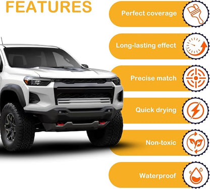 Summit White GAZ / WA8624 Touch Up Paint for GMC/Chevrolet Exact Match,Car PaintPen Scratch Repair 2 in 1 Touch Up Paint,Vehicle Scratch Remover for Deep Scratches Color-Matched