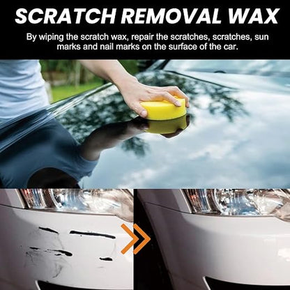 Scratch Remover for Vehicles,2026 New Scratch Removal Wax,Containing Wiping Sponge car Paint Scratch Repair Polishing Wax,Used for Deep Scratches on Various Vehicles (2pc)