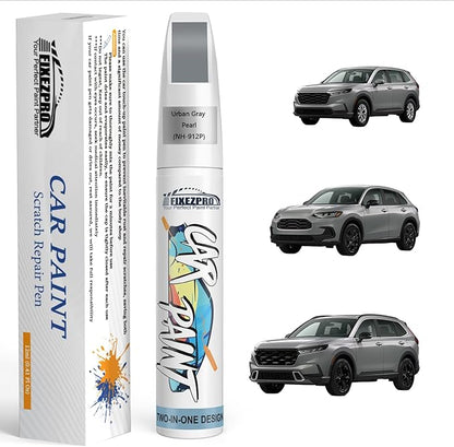 NH-912P Urban Gray Pearl Car Touch Up Paint for Honda, Color Match Auto Paint Repair Pen,Professional Car Scratch Repair Remover Pen Quick Drying, Easy to Use