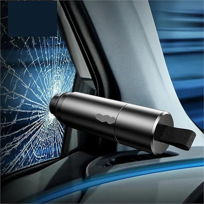 Car Hammer Keychain Emergency Glass Breaking Hammer Tool 1pcs(Sliver)