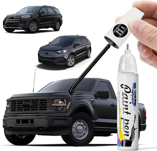 UM Agate Black Touch Up Paint Compatible with Ford, DIY Car Paint Scratch Repair, Quick & Easy Fix Automotive Scratch Repair for F-150/Transit/Explorer/Taurus/Focus/Fiesta/Escape/Edge