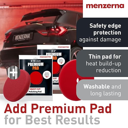 menzerna Heavy Cut Compound 1000" I Abrasive Polishing Compound for Deep Scratches, Sanding Marks, Swirls & Holograms I Buffing and Polishing Compound for Scratch Repair I Silicone Free I 8 fl oz.