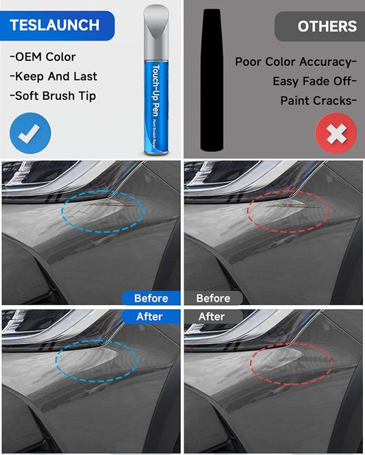 1F7 Classic Silver Metallic Touch Up Paint Compatible with Toyota Exact Match Touch Up Paint Car Scratch Repair