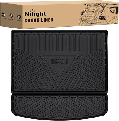 Nilight Cargo Mats for Ford Edge 2015 2016 2017 2018 2019 2020 2021 2022 2023 2024 2025 All Weather Protection Heavy Duty Cargo Liners