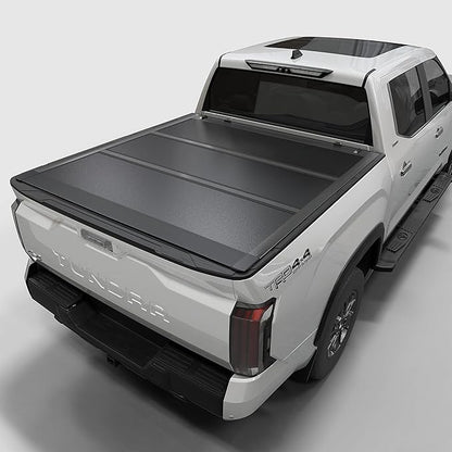 Toptiny Low Profile Hard Folding Truck Bed Tonneau Cover Fits 2022-2026 Toyota Tundra 5‘6" Bed (66.7")