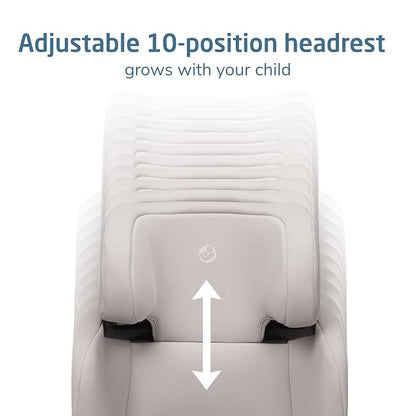 Maxi-Cosi Tanza Belt-Positioning Booster Car Seat with Back, Foldable Car Seat, SeaDrift