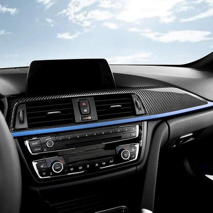 for BMW F30 Dashboard Panel Cover, ABS Carbon Fiber Style Car Center Console Interior Trim for 2013-2018 BMW 3 Series F30 F31 F32 F33 F34 F36 328i 320i 335i 330i 435i 420i 430i 440i 425i