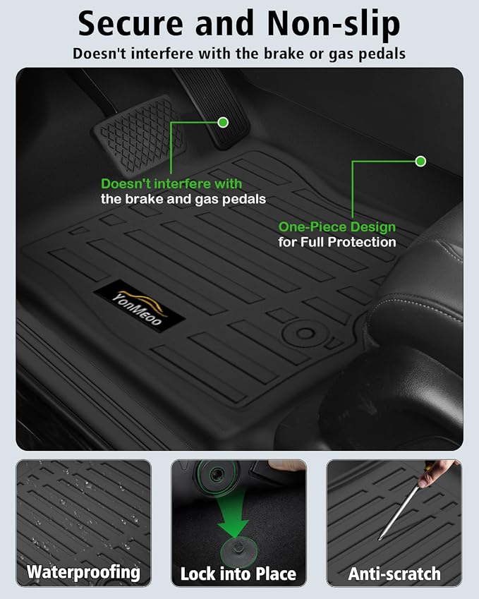 Floor Mats & Cargo Mat & Backrest Mat Custom for Subaru Crosstrek Hybrid 2026 (Not for Gas), Door Sill Guards, All Weather TPE Full Set Floor Liners Trunk Mat for Crosstrek Hybrid 2026 Accessories