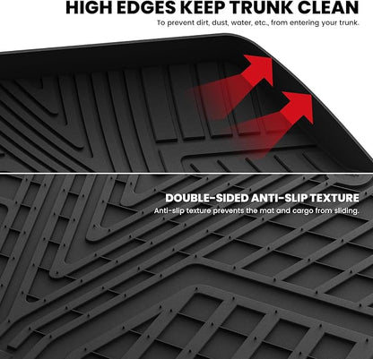 LASFIT Trunk Mat for Honda Odyssey 2018-2026, Custom Fit Cargo Mat, Waterproof All Weather, Kid & Pet Friendly, Easy Clean for Family Use