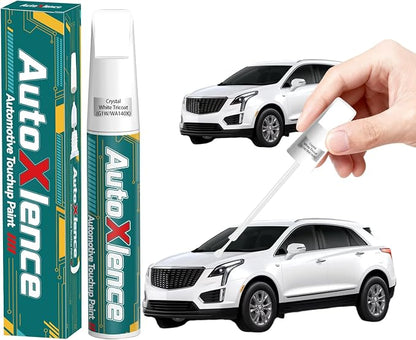 Crystal White Tricoat(G1W/WA140X) Touch Up Paint Compatible with Cadillac Car Paint Pen Scratch Repair Automotive Scratch Remover Fix Exact Color Match