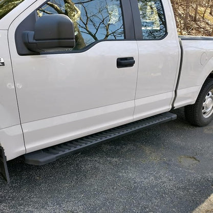 COMNOVA Running Boards Compatible with 2004-2014 Ford F-150 Super Cab (3/4 Size Rear Doors), 6 Inch Step Pad Design, F150 Step Bars Side Steps Made with Carbon Steel, F150 Truck Nerf Bars, OE Style.