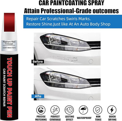 Radiant Red Tintcoat(GNT/WA170H) Car Touch Up Paint for Chevy 2-in-1 Car Scratch Repair Pen with Tip&Brush, DIY Color-Code Matched Auto Paint for Rock Chips Door Scratches Paint Nicks Bumper Marks