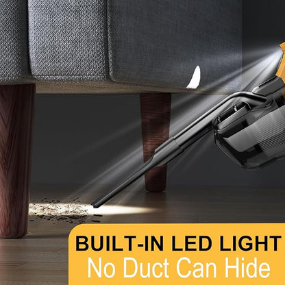 Cordless Vacuum for Dewalt 20V Battery, Handheld Vacuum Cleaner Stick Vacuum Shop Vac for Home Car Hardwood Floor Carpet with Washable HEPA Filter (No Battery)