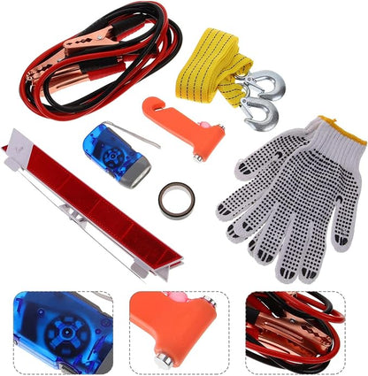 SOLUSTRE 1set Kit Vehicle Accessory for Roadside Assistance Compact and Multi-Functional Auto Tools for Cars Trucks and Rvs