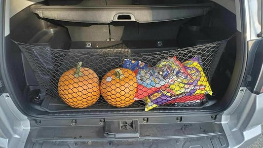 Trunk Organizer Cargo Net for Toyota 4Runner (2 ROW MODELS) 2003-2024 –Envelope Style Cargo Net for SUV–Premium Mesh Car Trunk Organizer Vehicle Carrier Storage–Compatible with 4RUNNER