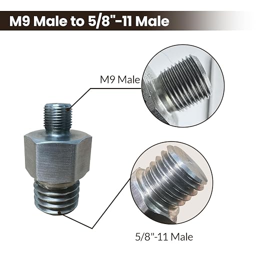 Buffing Polishing Kit for Milwaukee M12 Polisher/Sander,Includes M9 to 5/8-11 Adapter & 3" Backing Pad, Not Including Sponge and Wool Buffing Pads (2pcs)
