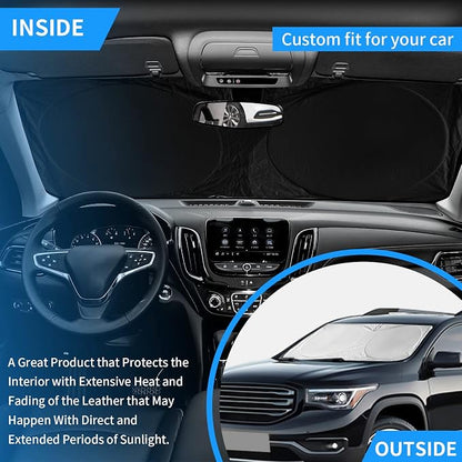 INSAUTO for Subaru Impreza Windshield Sun Shade Fit for Crosstrek Baja XV Crosstrek 2012-2025 Foldable Sunshade Car Sun Visor Cover Protector 210T Reflective Shade Blocks UV Rays Car Accessories L