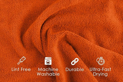 Avalon Towels Microfiber Cleaning Cloths (Value Pack of 36) - Size 16 x 16 Inches, Highly Absorbent Cleaning Rags, Lint Free, Reusable and Washable, Microfiber Towels for Cars