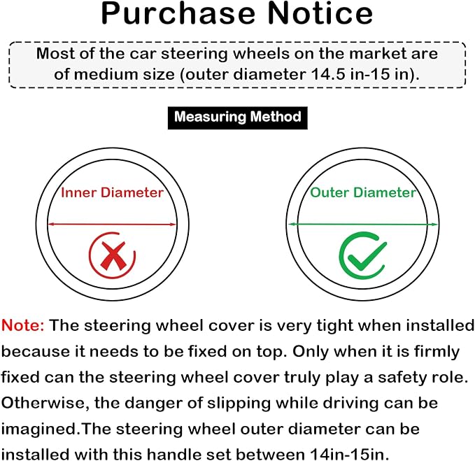 Leather Steering Wheel Cover, Colorful Cute Pink Purple Steering Wheel Cover Non-Slip Breathable Fabric Absorbing Sweat Universal Car Accessories for Women 14.5–15 inch
