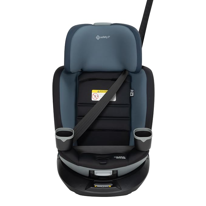 Safety 1st Turn and Go 360 ST 360 Rotating Car Seat, SafetySwivel, SecureTech Installation, All-in-One Convertible Car Seat, 3-in-1 Rear-Facing, Forward-Facing, Booster, 5-100 lbs, Dark Triad