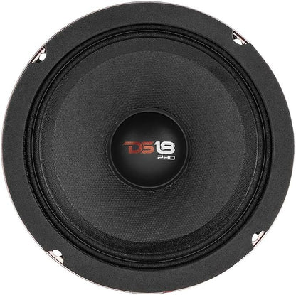 DS18 PRO-X5M Loudspeaker – 5.25" Midrange Speaker, Red Aluminum Bullet, 300W Max, 150W RMS, 4 Ohms - Premium Quality Audio Door Speakers for Car or Truck Stereo Sound System - 1 Speaker
