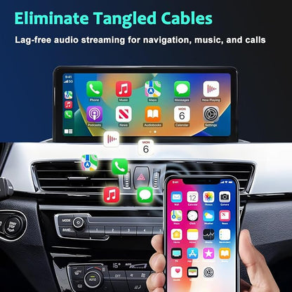 SkycropHD Wireless CarPlay Adapter for iPhone, Apple Car Play Dongle Convert Wired CarPlay to Wireless, Plug & Play, Fast 5GHz WiFi Auto Connect, 2026 Mini Edition