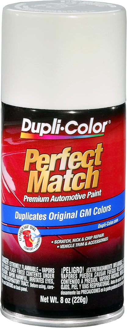 Dupli-Color Perfect Match Premium Automotive Paint, Arctic White, 8 oz