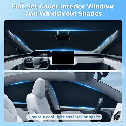 KUST Car Window Shades for Nissan Kicks 2025-2026 Windshield Sun Shade Side Window Cover UV Block Privacy Protection Accessories for Camping Blackout Rear Back Full Set 7PCS