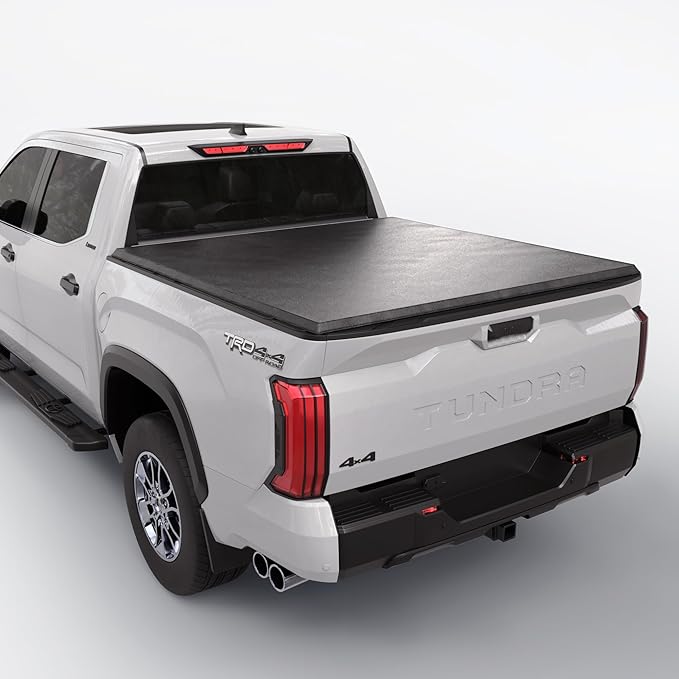 Toptiny Soft Folding Truck Bed Tonneau Cover|TSTF035|Fits 2022-2026 Toyota Tundra 6'6" Bed (78")