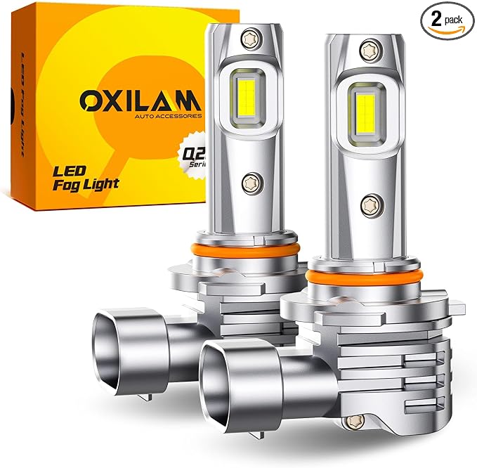 OXILAM 9005 LED Light Bulb, 800% Brighter Ultra-Bright Ultra-Bright, 3 Min Quick Install, 20 Years Lifespan, No Flicker, 99% Compatibility