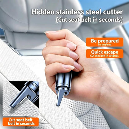 2026 Upgraded Safe Hammer Glass Breaker Under Water, Car Hammer Seatbelt Cutter Window Breaker Emergency Escape Tool, Safehammer Glass Breaker for New Cars