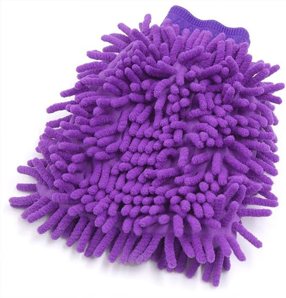 uxcell Premium Microfiber Car Wash Washing Mitt with High Density Ultra-Soft Wash Glove for Car Cleaning