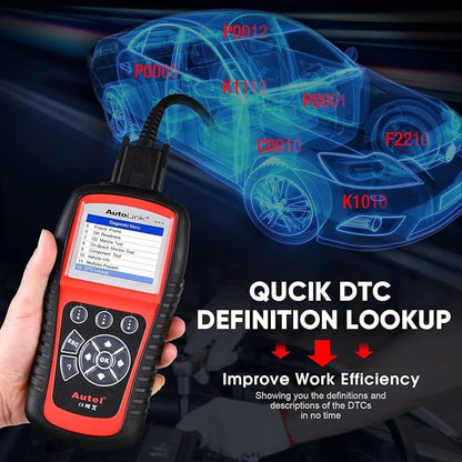 Autel AutoLink AL619 OBD2 Scanner | 2026 ABS/SRS/CAN Diagnostic Tool | Read/Erase Codes, Check Engine Light, OBDII Live Data & DTC Library | Upgrade for AL519, ML519, ML619 (Vehicle-Specific)