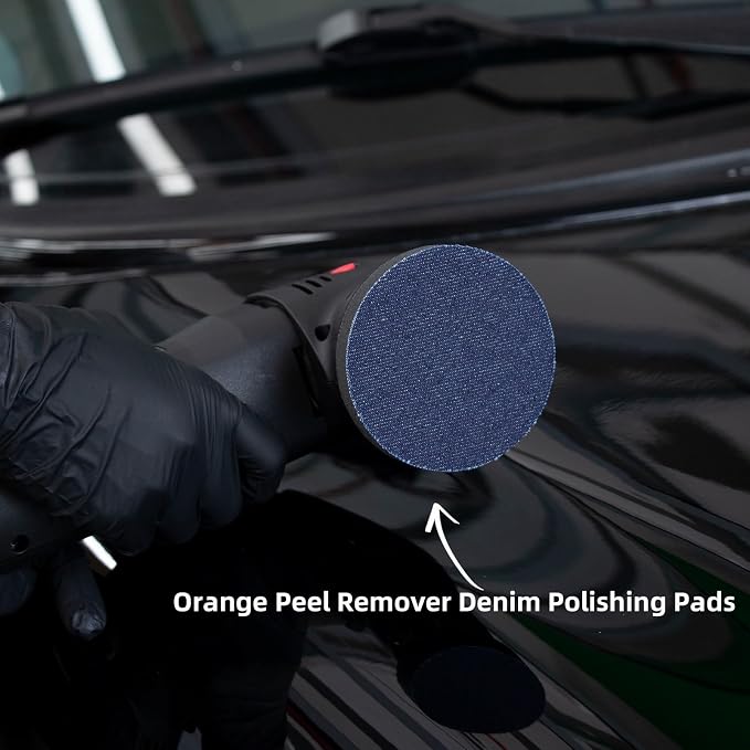 3 Inch Foam Polishing Pads 6-Pack – Dual-Layer, Heat-Dissipating & Tapered Edge | Hook & Loop Buffing Pads for Cutting, Polishing & Finishing | Tear-Resistant Foam
