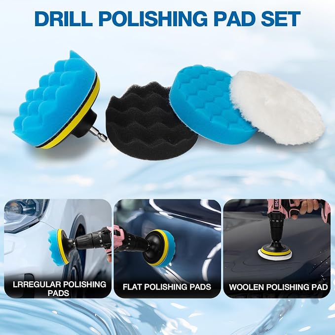 SHALL 28Pcs Car Detailing Kit, Car Detailing Brush Set, Car Wash Cleaning Kit, Professional are Kit Car Care Kit for Interior Exterior Wheels