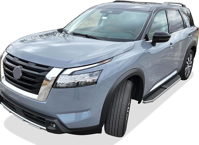 APS 6in 304 Stainless Steel (Polished Flat Style) Running Boards Side Bars Compatible with Nissan Pathfinder 2022-2026