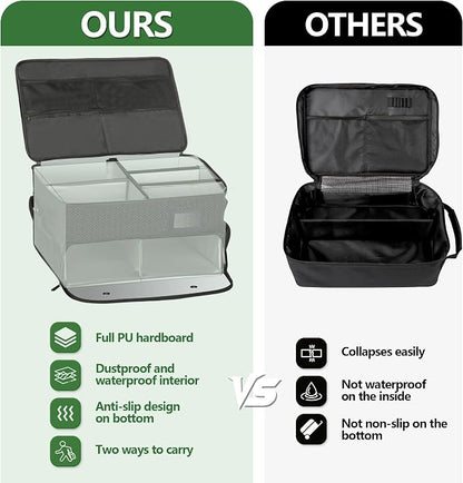 3 Layer Golf Trunk Organizer - Large Capacity Golf Trunk Organizer for 2 Pair Size 13 Shoes, Gifts for Men for Accessories, Balls, Tees, Clothes, Gloves