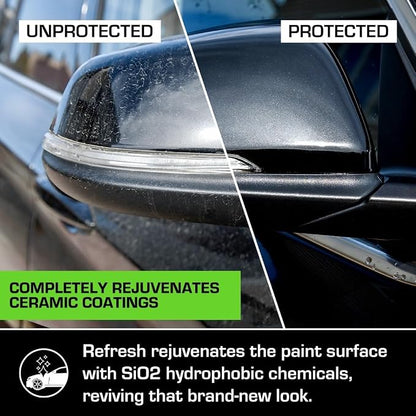 Ethos Ceramic Refresh – Ceramics Coating Spray & Ceramic Sealant for Instant Gloss – Paint Restorer with 6+ Months Car Sealant Protection – SiO2 Spray for Car Detailing