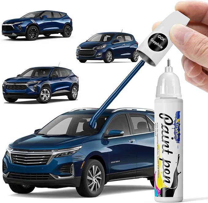 GGK/WA650G Blue Glow Touch Up Paint Compatible with Chevrolet, DIY Car Paint Scratch Repair, Automotive Paints, Quick & Easy Fix Scratch Repair for Chevy Trax/Spark/Trailblazer