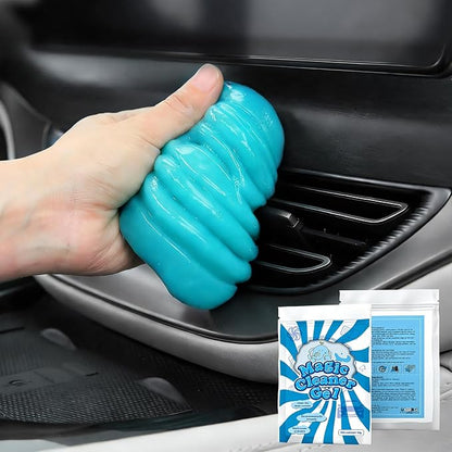 Car Cleaning Gel Car Cleaning Putty Car Putty Auto Detailing Tools Car Slime Cleaner Dust Cleaning Gel for Car Interior Cleaner Car Cleaning Supplies Cleaning Kit Car Accessories Blue